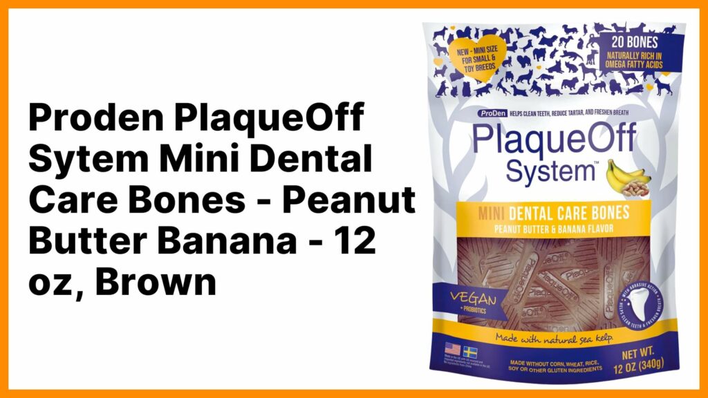 ProDen PlaqueOff System Dental Care Bones for Dogs - Vegetable 17 oz 